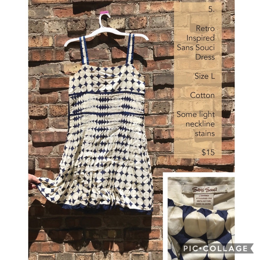 Retro inspired Sans Souci dress